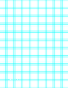 Printable Graph Paper with seven lines per inch and heavy index lines on letter-sized paper