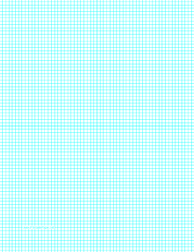 Printable Graph Paper with seven lines per inch on letter-sized paper