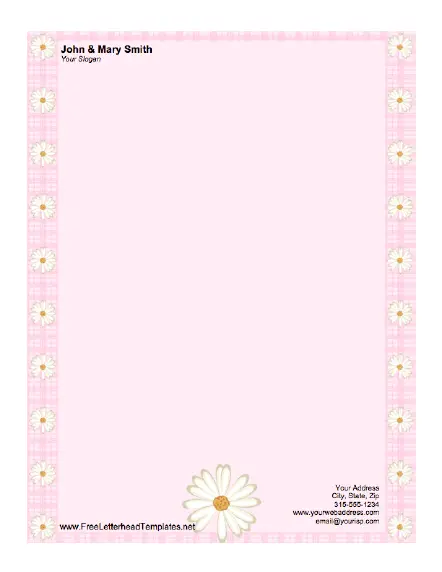 Daisy Letterhead