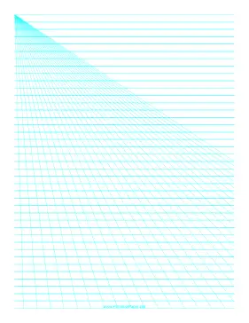 Printable Perspective Paper - Left with Horizontal Lines