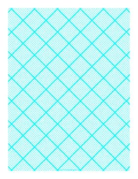 Printable Graph Paper for Quilting with 10 Lines per inch and heavy index lines