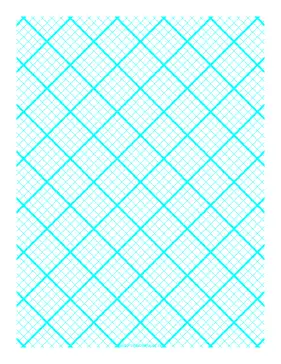 Printable Graph Paper for Quilting with 5 Lines per inch and heavy index lines