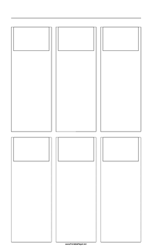 Printable Storyboard with 2x3 grid of 3:2 (35mm photo) screens on legal paper