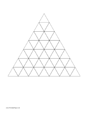 Printable Graph Paper - Triangle