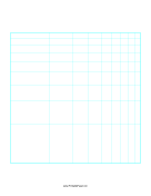 Printable Log-log paper: 1-Cycle by 1-Cycle