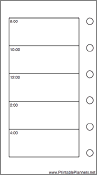 Mini Organizer Daily Planner-Day On A Page - Left