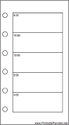 Mini Organizer Daily Planner-Day On A Page - Right