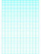 Printable Semi-log paper: 12 Divisions by 1-Cycle