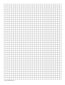 Printable Graph Paper - 1x1 Grid