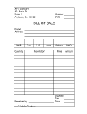 Printable Cash Receipt (2 per page)