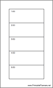 Hipster Organizer Daily Planner-Day On Two Pages-Second Page