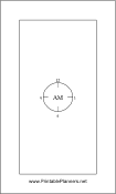 Hipster Organizer - Chronotebook - Morning