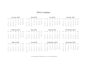 Printable 2024 Calendar One Page Horizontal Descending Holidays In Red