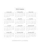 Printable 2024 Calendar One Page Vertical Holidays in Red