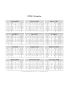 Printable 2024 Calendar One Page Vertical Monday Start