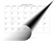 Printable 2024 Grayed Dates