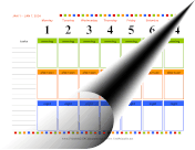 Printable 2024 Morning Afternoon Night Calendar