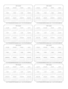 Printable 2024 Wallet Calendar