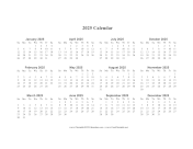 Printable 2025 Calendar One Page Horizontal Descending