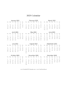 Printable 2025 Calendar One Page Vertical