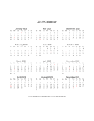 Printable 2025 Calendar One Page Vertical Descending Holidays in Red