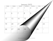 Printable 2025 Grayed Dates