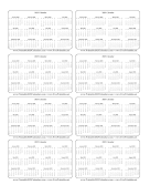 Printable 2025 Wallet Calendar