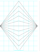 Printable Perspective Grid - 2 point - centered