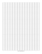 Printable Graph Paper - 2x1 Grid