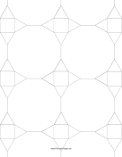 Printable 3.12.12,3.4.3.12 Tessellation