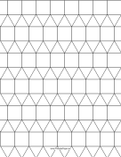 Printable 3.3.3.4.4 Tessellation