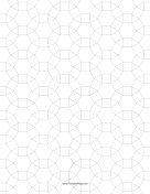 Printable 3.4.6.4 Tessellation Small