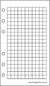 Pocket Organizer Grid Page - Right