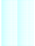 Printable Semi-log paper: 31 Divisions (Long Axis) by 2-Cycle