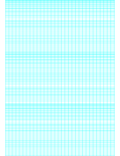 Printable Semi-log paper: 31 Divisions by 3-Cycle