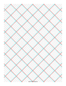 Printable 3D Paper - 5x5 Grid with Medium Offset