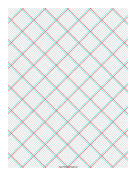 Printable 3D Paper - 10x10 Grid with Medium Offset