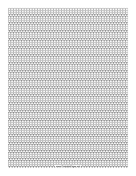 Printable 3-1 Seed Bead Square Pattern