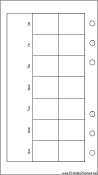 Personal Organizer Monthly Planner-Month On Two Pages - Left (landscape)