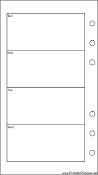 Personal Organizer Weekly Planner-Week On Two Pages - Left