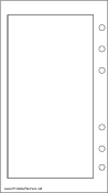 Personal Organizer Blank Page - Left