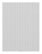 Printable 4-1 Cylinder Bead Square Pattern