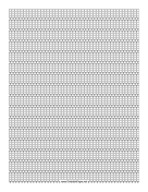 Printable 4-1 Seed Bead Square Pattern