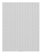 Printable 5-1 Cylinder Bead Square Pattern