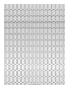 Printable 5-1 Seed Bead Square Pattern