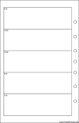 Desktop Organizer Daily Planner-Day On A Page - Left