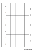 Desktop Organizer Monthly Planner-Month On A Page - Left (landscape)