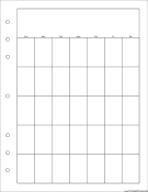 Executive Organizer Monthly Planner-Month On A Page - Right