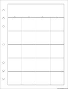 Executive Organizer Monthly Planner-Month On Two Pages - Right (portrait)