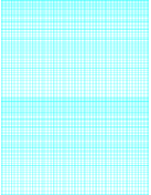 Printable Semi-log paper: 84 Divisions 6th Accent by 2-Cycle